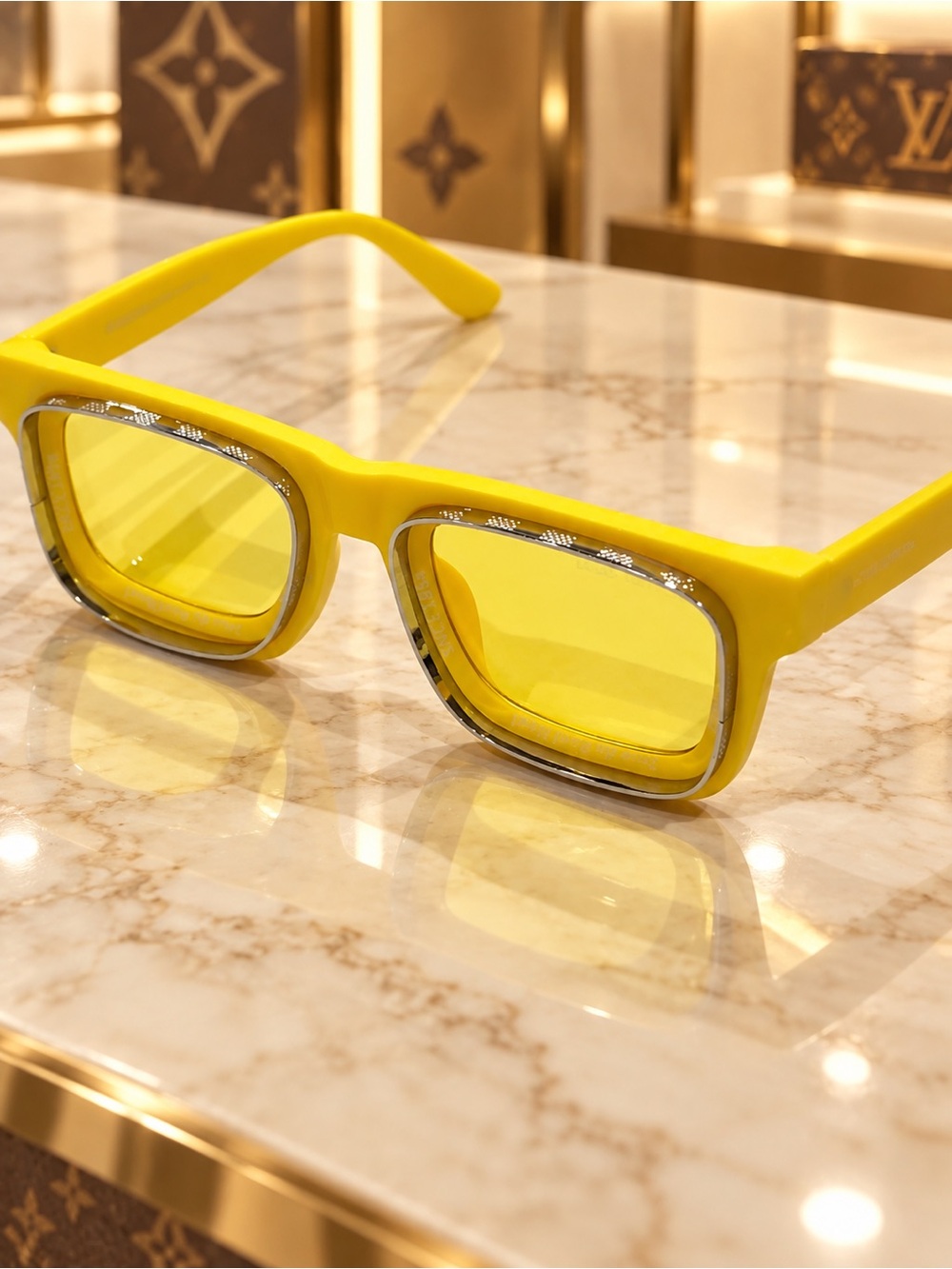 Yellow glasses